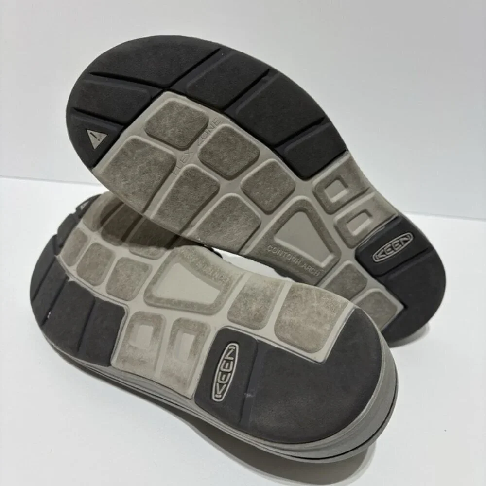 Keen Men’s Uneek Castor Grey Slingback Sandals, Size 8.5 M